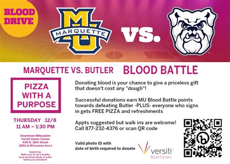 Take part in Versiti mini-blood drive and get free pizza, Dec. 8 ...