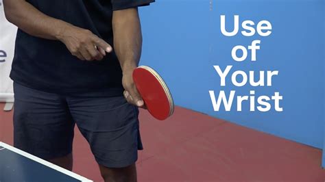 Use Of Wrist Table Tennis Pingskills Youtube