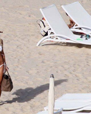 Victoria Silvstedt Exposing Her Nice Body In White Bikini On Beach Porn Pictures Xxx Photos