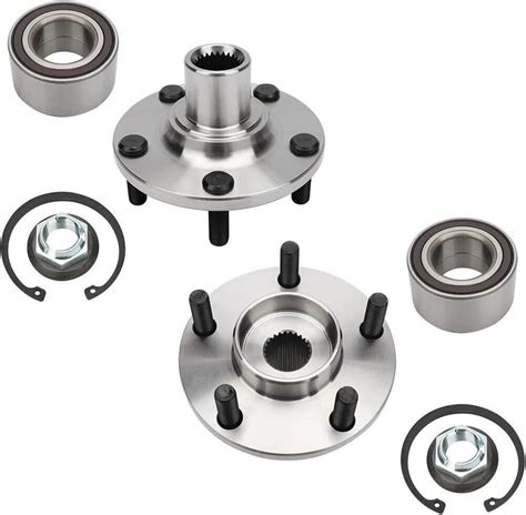 2010 Ford Transit Connect Front Wheel Hub And Bearings Pair