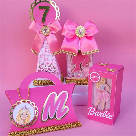 Kit Personalizados Barbie Luxo 32 Peças Elo7