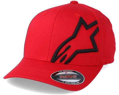 Corp Shift 2 Flexfit Redblack Alpinestars Gorras Flexfitstretch