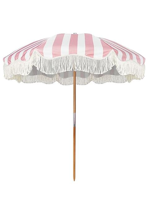 Ammsun Beach Umbrella With Fringe Upgraded Version For Beach 65ft Boho Umbrella