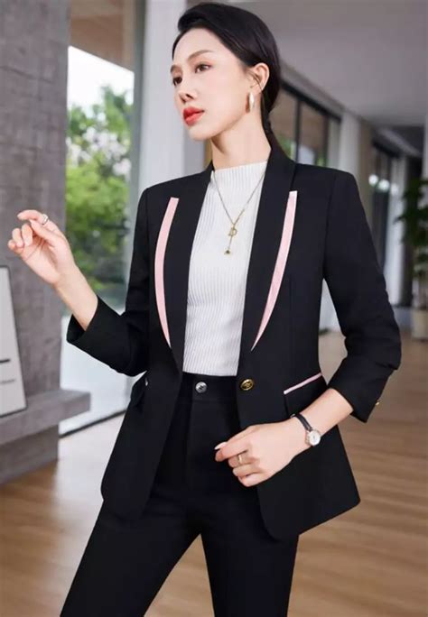 Buy Halo Contrast Binding Single Button Slim Blazer 2024 Online Zalora