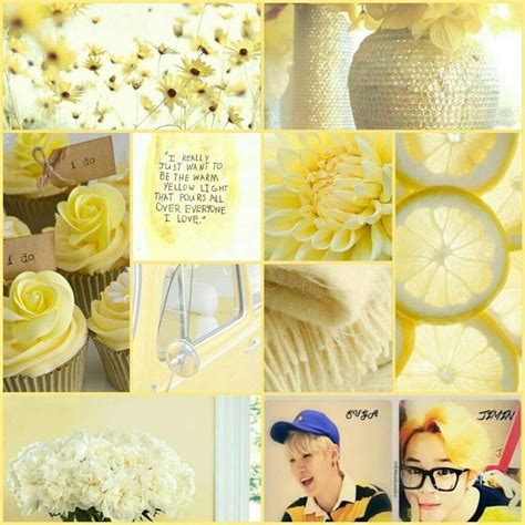 Yoonmin Light Yellow Aesthetic Bts Armys Moodboards Amino