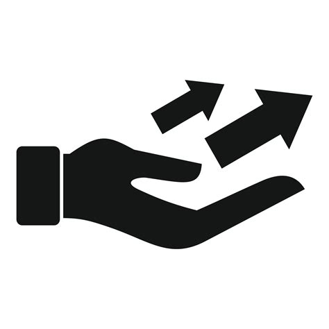 Crisis Help Hand Icon Simple Style 14648933 Vector Art At Vecteezy