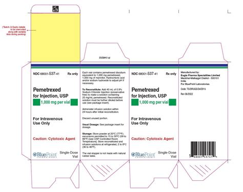 Pemetrexed Injection Package Insert Drugs