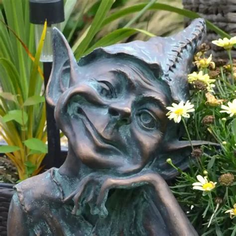 Home And Garden Uk Pixie Sitting Garden Statue