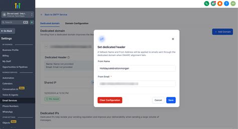 Default Headers for Dedicated Sending Domains : HighLevel Support Portal