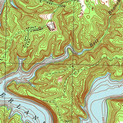 Parnell Ky 1978 24000 Scale Map By United States Geological Survey