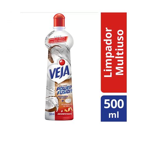 Veja Power Fusion Coco 500ml TEMPUS QUÍMICA