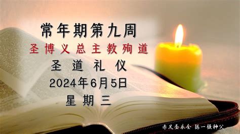 2024年6月5日三 每日圣道礼仪 赤足圣衣会陈一强神父主持 Mandarin Liturgy Of Word By Fr Jeffery