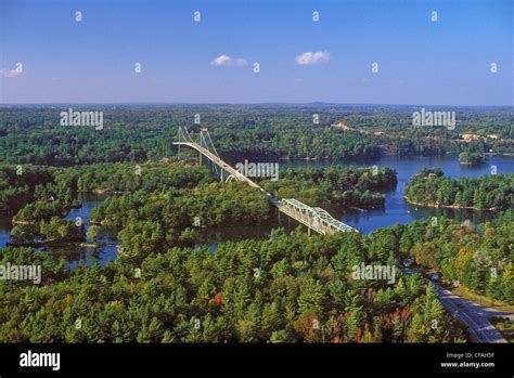 Thousand Islands International Bridge Crosses Over The St Lawrence