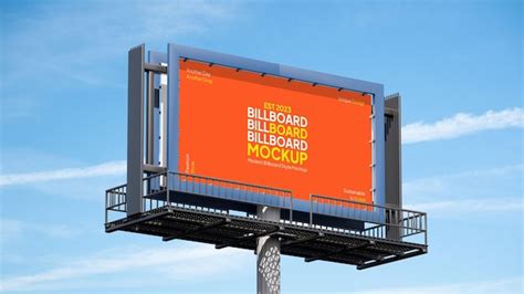 Premium Psd Billboard Mockup Template