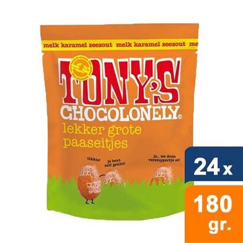 Tony S Chocolonely Paaseitjes Melk Karamel Zeezout X Stuks