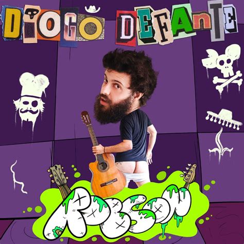 Humorista Diogo Defante lança álbum rock debochado e nude na capa veja