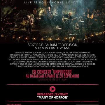 Biffy Clyro Mtv Unplugged En Concert Acoustique Le Septembre