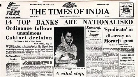 Indira Gandhi Nationalised 14 Indian Banks On This Day Why She Did Do