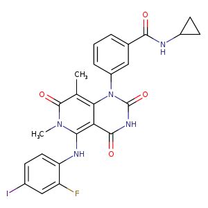 BENZAMIDE N CYCLOPROPYL 3 5 2 FLUORO 4 IODOPHENYL AMINO 3 4 6 7