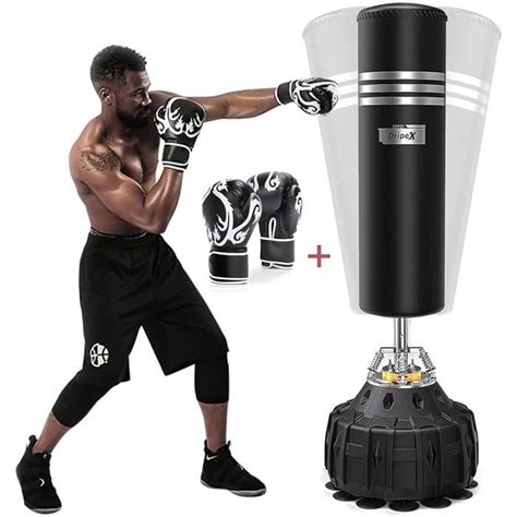 Dripex Sac De Frappe Avec Gants Cm Sac De Frappe Boxe Sur Pied