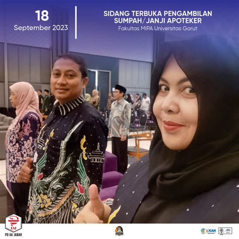 Sidang Terbuka Pengambilan Sumpah Janji Apoteker Program Studi