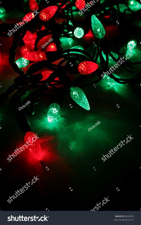 Red And Green Led Christmas Lights. Stock Photo 6093325 : Shutterstock