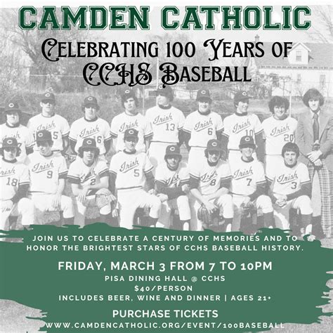 100 Years of CCHS Baseball | Camden Catholic High School