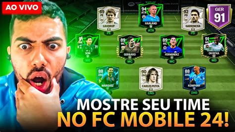 JOGANDO RANKEADO NO FC MOBILE 2024 MOSTRE SEU TIME INICIAL