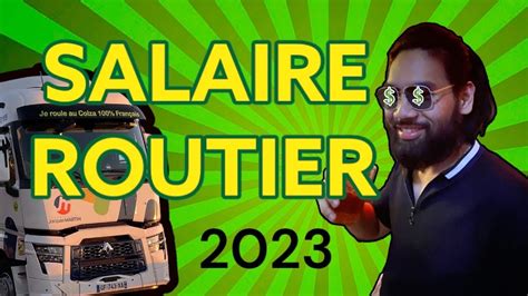 Salaire Conducteur Routier En Youtube