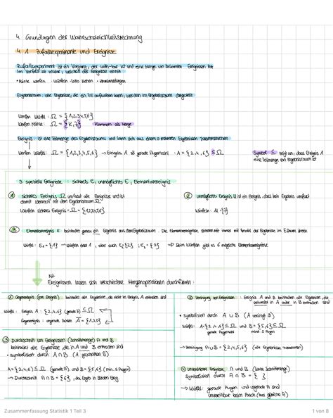 Zusammenfassung Statistik 1 Teil 3 4 Grundlagend E R