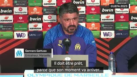 Om Gennaro Gattuso Vitinha Doit Tre Pr T Parce Que Son Moment Va