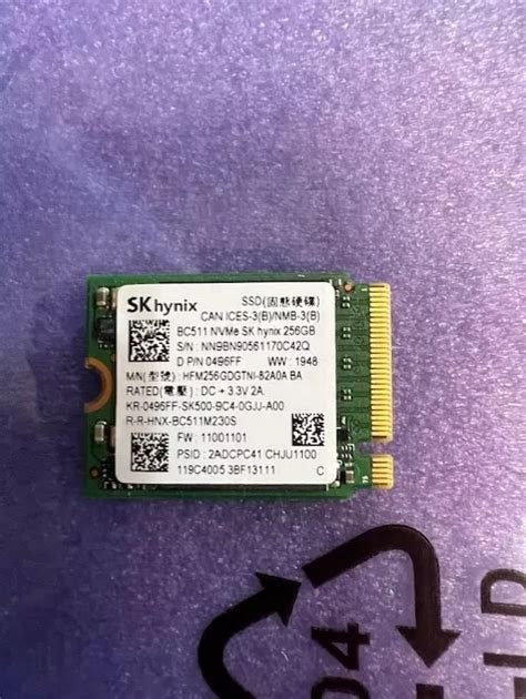 Sk Hynix Bc Gb Nvme Pcie M Ssd Hfm Gdgtni A A D P N