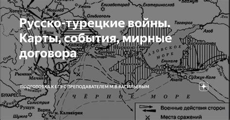Русско-турецкие войны. Карты, события, мирные договора | Подготовка к ...