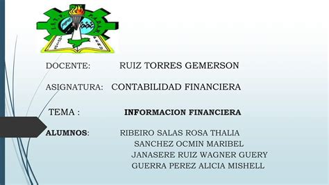 Contabilidad Financiera Ppt 1 Tarabajo De Pptx