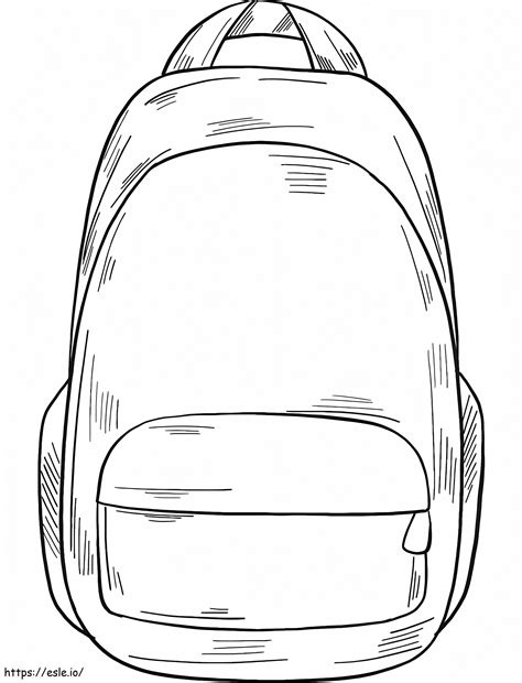 Mochila Para Imprimir - Mochila para Imprimir Gratis para colorear