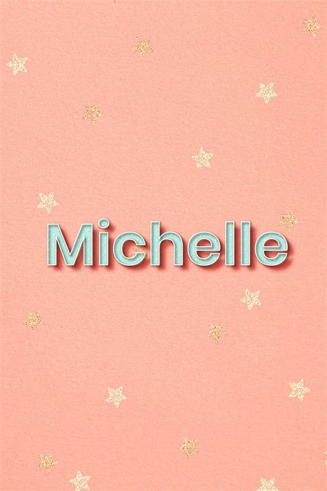 Michelle Name Word Art Typography Free Image By Rawpixel Wit