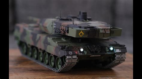 Heng Long Leopard 2A6 V 7 0 Upgrade Metallketten U Getriebe 360grad