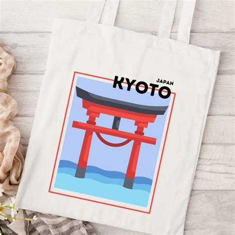 Japanese Tote Bag Anime Etsy