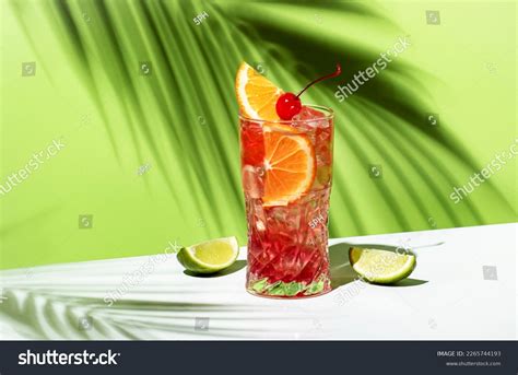 Sex On Beach Popular Alcoholic Cocktail Stock Photo