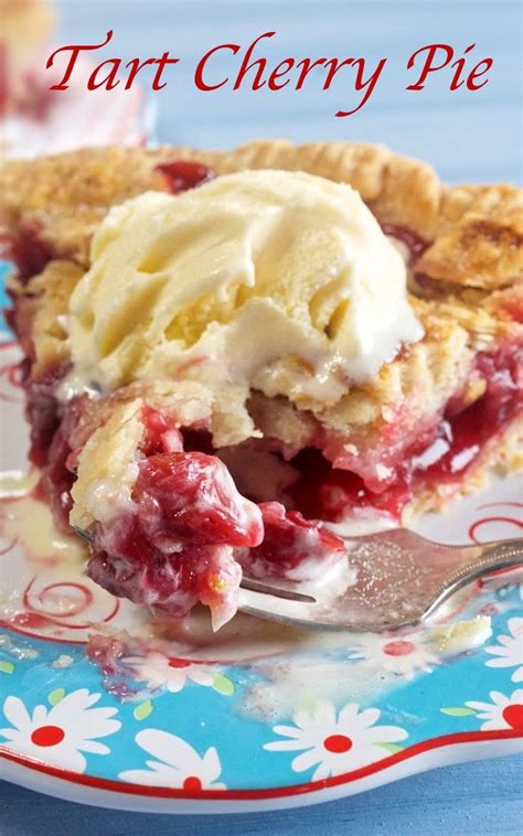 Homemade Tart Cherry Pie Receta