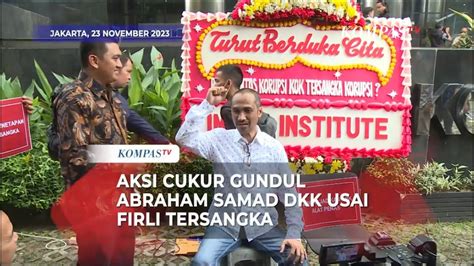 Abraham Samad Hingga Novel Baswedan Ikut Aksi Cukur Usai Firli