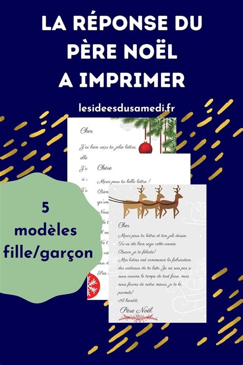 Lettre Reponse Du Pere Noel La Poste Sybil Kristan