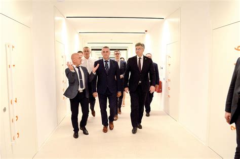 The Prime Minister Andrej Plenković in a working visit to the