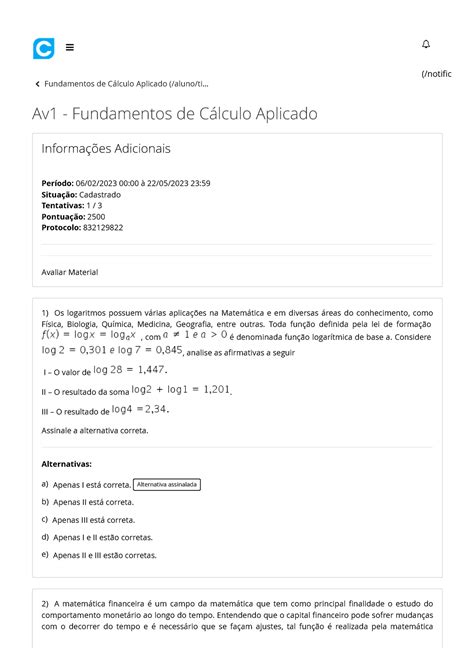 Av Fundamentos De C Lculo Aplicado Fundamentos De C Lculo Aplicado