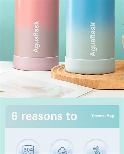 Original Aguaflask Oz Tumbler Hot And Cold Wide Mouth With Lid Stainless Steel Sport Water