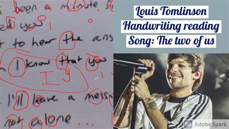 Louis Tomlinson Handwriting