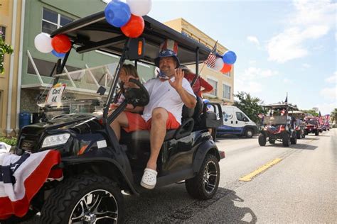 Stuart Kicks Off July 4th Festivities With 2nd Annual Golf Cart Parade