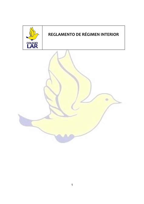 PDF REGLAMENTO DE RÉGIMEN INTERIOR Colegio Lar DOKUMEN TIPS