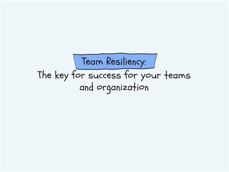 How Resilient Is Your Team Organization