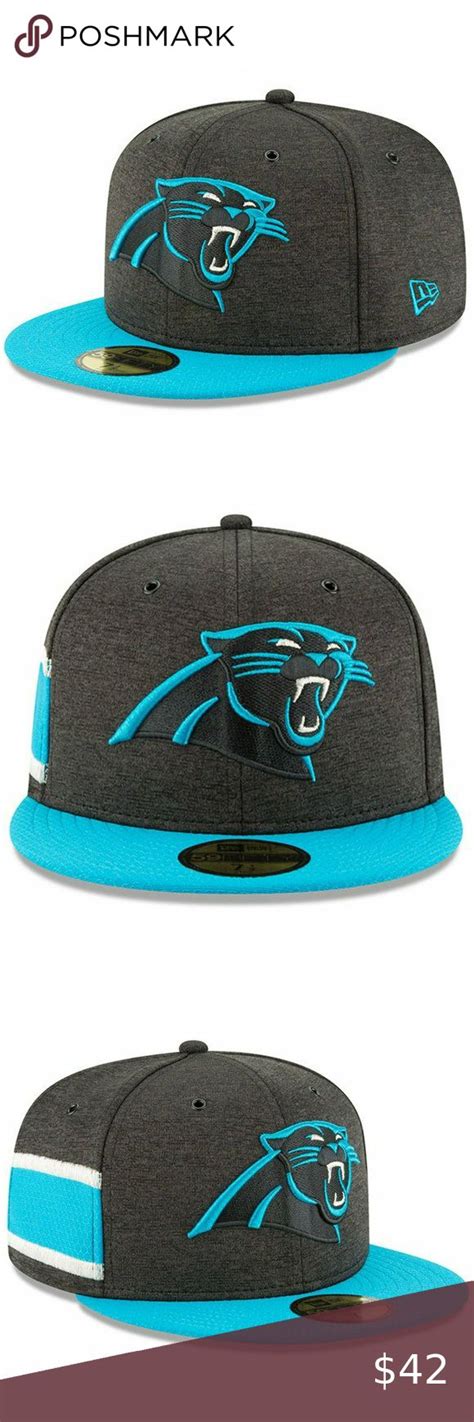 New Era Fifty Men S Nfl Carolina Panthers Black Turquoise Fitted Cap